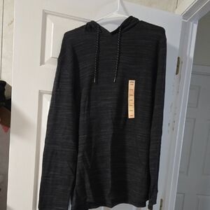Men's Black Hoodie Shirt